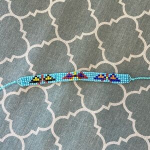 Hand beaded bracelet